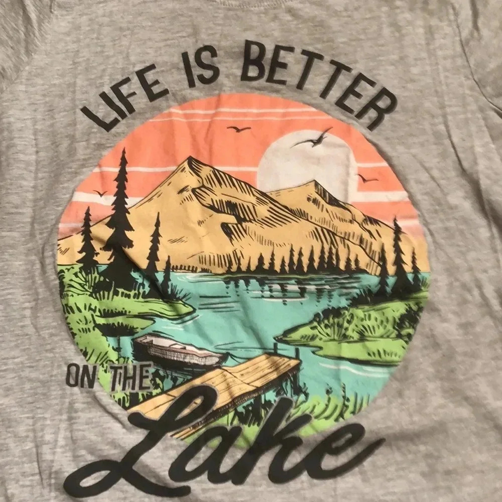 Life Is Better On the Lake Tee Shirt - Picture 4 of 8